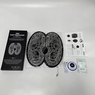 Cross-border EMS foot massage mat physiotherapy instrument USB charging foot pulse acupoint portable intelligent massage mat