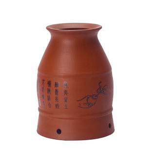 Double-layer purple sand moxibustion tank moxibustion Museum with moxibustion scraping Cup moxa column portable moxibustion manufacturers wholesale moxibustion small moxibustion tank