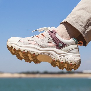 Hantu Hiking Shoes Women's Spring and Summer Breathable Non-slip Mountain Climbing Outdoor Travel Lightweight Sports Low-top Hiking Shoes Women's Shoes