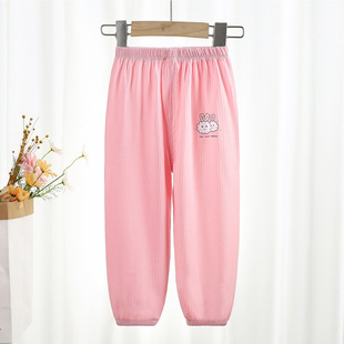 2023 Summer New Light and Thin Children's Anti-mosquito Pants Casual Pants Boys and Girls Shake-off Pants Casual Children's Pants for Outer Wear