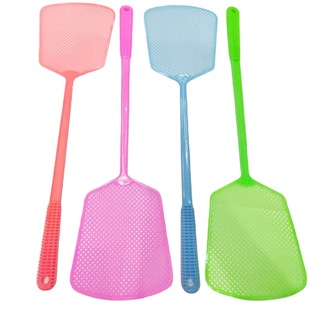 Color Plastic fly swatter Model 502 Yunnan Kunming luoxian Bay two yuan store stall supply wholesale