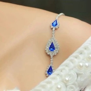 Cross-border New Water Drop Rhinestone Shoulder chain European and American Fashion Party Sexy Shoulder Strap Accessories body chain