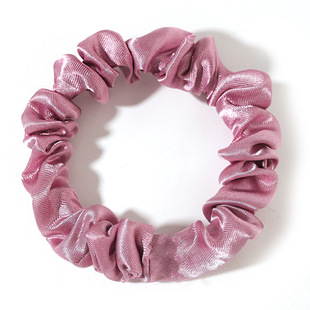 Duoling new small rubber band solid color bright colored small size large intestine hair ring simple high-level girls hair accessories