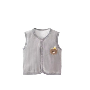 40g Thin Cotton Baby Vest for Autumn and Winter Thickened Quilted Outer Wear for Boys and Girls Baby Ponies Warm Waistcoat Vest