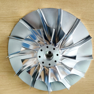 Machined Propeller Parts Aluminum Alloy Marine Five Blade Turbine Blade Impeller Five Axis CNC Machined Parts