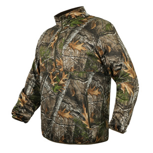 Cross-border Hot Autumn and Winter Hunting Camouflage Warm Long Sleeve Zipper Half Cardigan Big Tree Collar Long Sleeve Sweatshirt Mountaineering Clothes