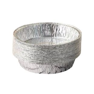 Tin Paper Plate Air Fryer Special Oven Tin Paper Box Household Barbecue Plate High Temperature Resistant Oil-proof Aluminum Foil Tin Paper Bowl