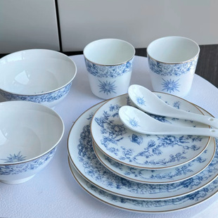 European Dijia Bone China Western Food Plate Christmas Series Infinite Dream Lucky Star Tableware Coffee Cup and Saucer Gift Box
