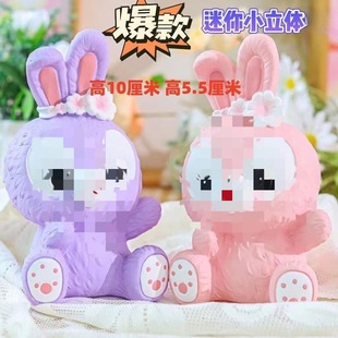 Гипсовая кукла 3D трехмерная Сетка Красный окрашенный медведь DIY креативные расписные украшения граффити белый эмбрион гипс ручной работы оптом