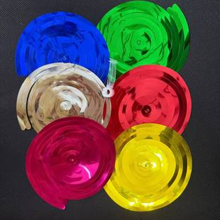Factory wholesale spiral pendant pendant cross-border wedding birthday party decoration pvc spiral pendant wholesale