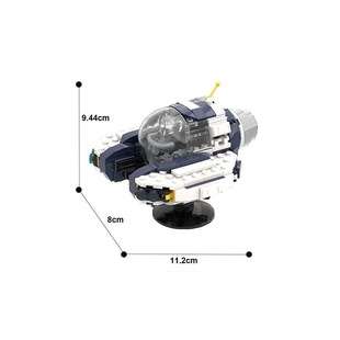Deep Sea Fan Nautical Moth Submarine Building Blocks Assembly Compatible with Lego MOC Small Particle Toys Cross-border