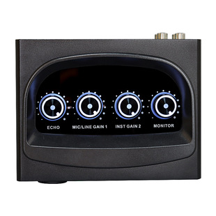 Professional external sound card charging with reverb computer driver-free mobile phone recording K song live sound card