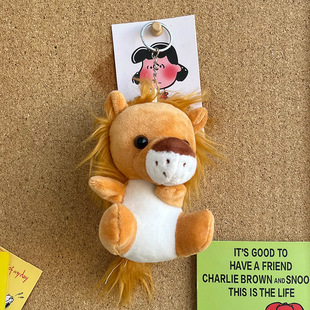 Cross Border Animal Plush Doll Zoo Plush Toy Souvenir Keychain Backpack Satchel Accessories Wholesale