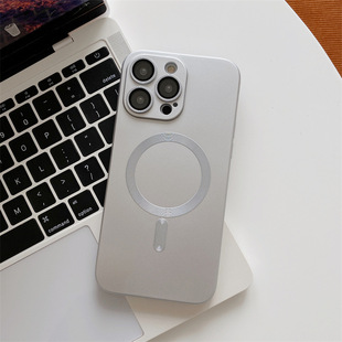 Для iPhone15 чехол для телефона с рисунком компакт-диска Магнитная Зарядка Apple 14Pro поставляется с пленкой для объектива 13/12 мягкий чехол