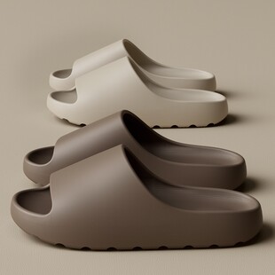 2025 New Coconut Slippers Men's genuine goods Thick Bottom Dung Feeling 2025 New Eva Outer Wear Sports Sandals