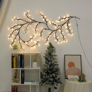 LED Simulation Vine Branch Vine Light Room Atmosphere Decoration Model Light Holiday Wedding Arrangement Christmas Tree Light