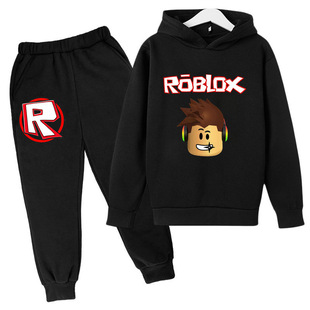 Детская одежда ROBLOX для мальчиков и девочек толстовка с толстовкой для ног брюки свитер костюм производителя для детей