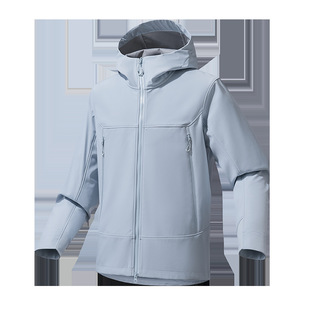 Keller Stone Same Style Spring and Autumn Couple's Thickened Six-proof Outdoor Soft Shell Rush Clothes Unisex Mountain Style Trendy Brand