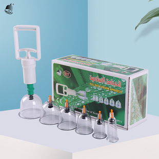 007-2p Baoyi vacuum cupping device 6 cans English foam packaging anti-collision foreign trade export cross-border hot sale