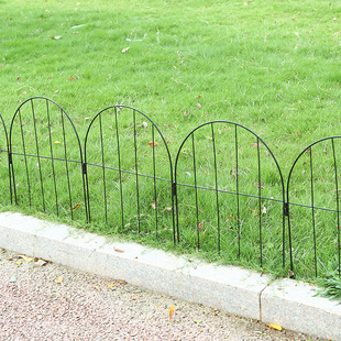 Iron fence outdoor metal arch courtyard garden decorative fence flower and grass fence rack planting fence bracket