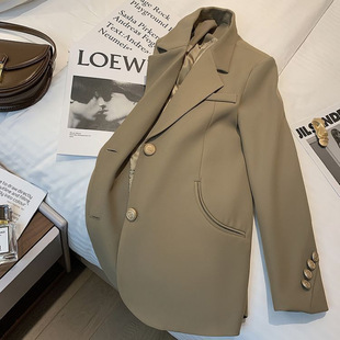 2025 Suit Jacket Women's Spring New Korean Loose Casual Fashion Suit Design Niche Jacket