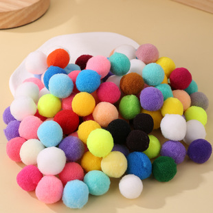 in stock high elastic fur ball handmade diy fur ball color Macaron small fur ball clothing accessories plush ball wholesale