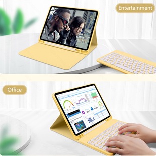 For iPad10.2 Bluetooth Keyboard iPad 11 Protective Case Air4 5 Magnetic Leather Case Pro11 Air11 Case