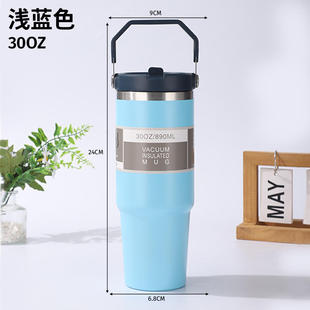 Трансграничный 30oz Биг Мак Автомобильный Кубок 304 из нержавеющей стали Теплоизолят чашка большой емкости открытый портативный автомобиль чашка