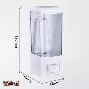 Large capacity 1000ml soap dispenser shampoo shower gel bottle toilet wall-mounted hand sanitizer soap box