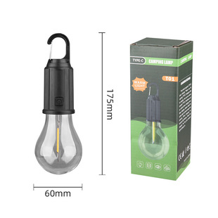 Outdoor Led Solar Camping Style Light Tent Light Rechargeable Tungsten Bulb Bulb Night Market Stall Emergency Light