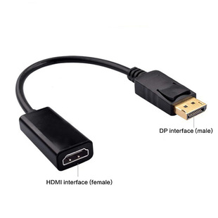 DP to HDMI HD adapter cable displayport small shell dp to hdmi 1080P video converter