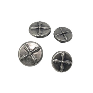 SOURCE Factory in stock hot cross four-leaf clover-shaped light Gram buckle denim buckle rocker buckle decorative buckle