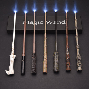 Harry Potter Luminous Wand LED Electronic Luminous Wand Hermione Luminous Magic Wand Cross Border Halloween Props