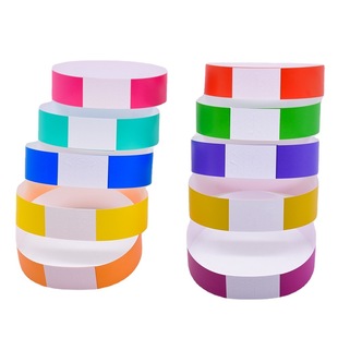 Disposable waterproof tear-resistant synthetic paper bracelet children's playground comic show ticket quick identification admission ticket