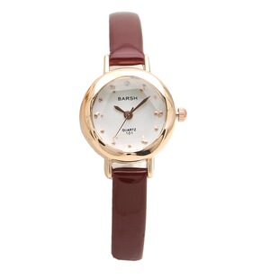 Small plate thin belt watch simple small dial Mori primary and secondary school students quartz watch 101