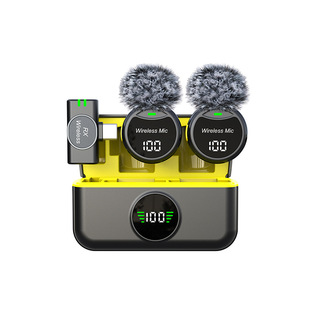 Private model magnetic collar clip microphone new button wireless collar clip microphone live radio microphone noise reduction video