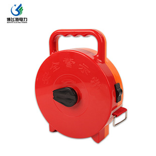 Portable safety warning tape Building floor warning tape Nylon retractable isolation tape boxed cordons