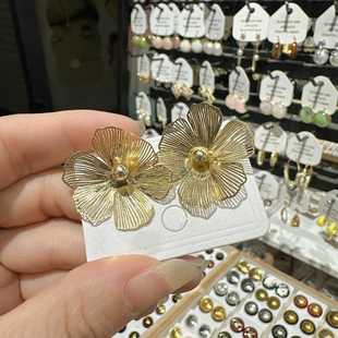 Butterfly Flower Earrings 2024 New Explosive High-end Retro Exaggerated Earrings Light Luxury Elegant Earrings for Women