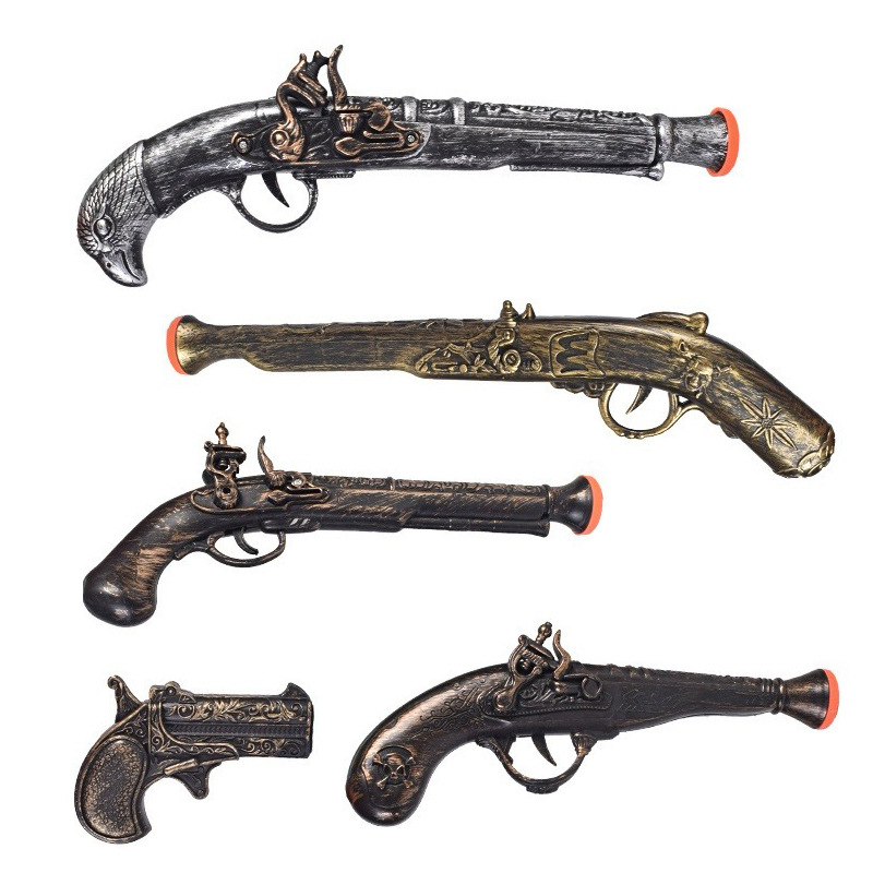 Wholesale foreign trade pirate toy gun house pistol vintage party Halloween Cosplay boy toy