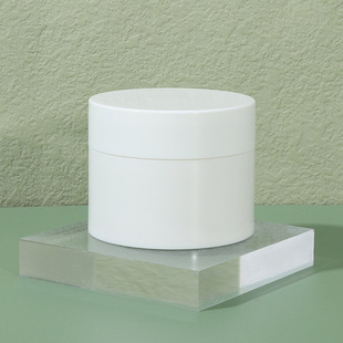 Factory wholesale 30/50G white PP vacuum press cream bottle cosmetic cream bottle
