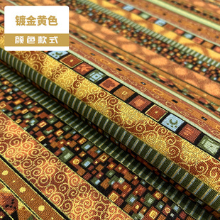 Ethnic Style Printed Fabric Yunnan Lijiang Cotton and Linen Retro Style Bar Tablecloth Curtain Bohemian Clothing Jueqin