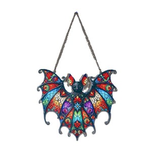Modern minimalist bat acrylic home creative painted decorative pendant butterfly double wall hanging wholesale