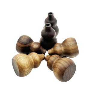 Black walnut gourd car aromatherapy expansion wood ornaments wooden car pendant diy pendant can be printed logo