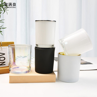 Electroplating aromatherapy bottle various specifications diy homemade candle Cup atmosphere glass bottle spray color glass candlestick Cup