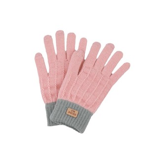 Alpaca wool knitted autumn and winter warm outdoor windproof fleece-lined touch screen gloves unisex student snow winter