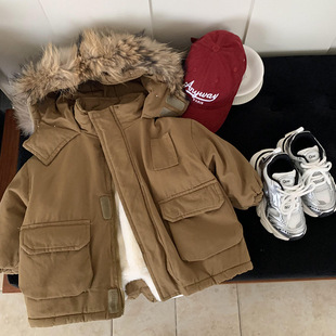 Clearance Children's Wear Children's Winter Clearance Collection Entity Broken Size Leakage Children's Cotton Coat Pants Sweater Base