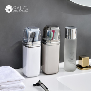 Travel wash cup suit couple mouthwash Cup children's toothbrush cup household three-in-one toothbrush cup toothpaste storage box