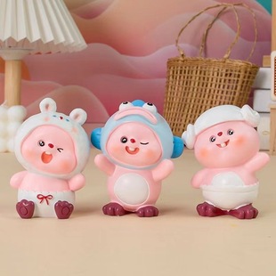 Новый стиль одеваются Руби loopy гипсовая кукла 3d трехмерная раскраска детская игрушка diy взрывной мультфильм головоломка