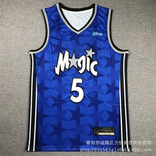 Wholesale Cross-border Basketball Uniform Thunder Lakers 76 People Forest Wolf Magic Sun Warriors Fast Ship Embroidery Casual Wear