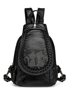 in stock New Arrival Small Backpack Multi-Functional Chest Bag Shoulder Bag New Arrival PU Soft Leather Backpack Korean Fashion Women's Backpack